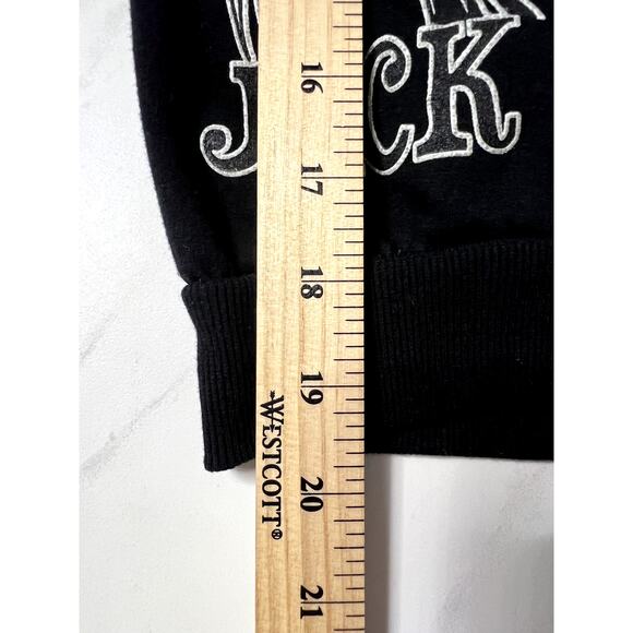 Nightmare Before Christmas Kids Sz 10 Pullover Hoodie Jack Skellington Skulls - Picture 8 of 9